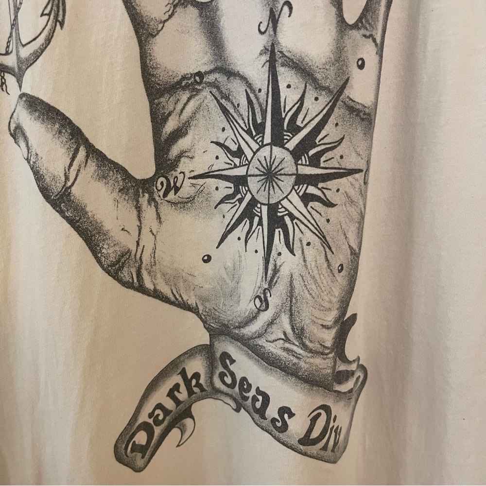Dark Seas T-Shirt Small Nautical Mens - Picture 3 of 8